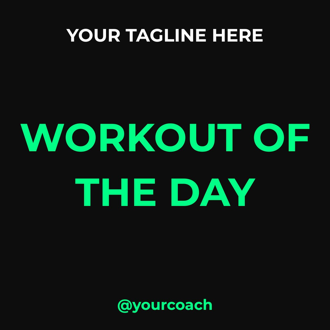 Fitness Coach Instagram Templates - 20 Canva Posts
